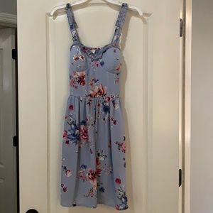Blue Floral Dress
